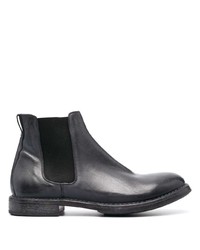 Мужские темно-серые кожаные ботинки челси от Moma