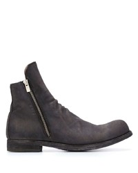 Мужские темно-серые кожаные ботинки челси от Officine Creative