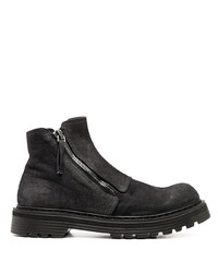 Мужские темно-серые кожаные ботинки челси от Premiata