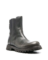 Мужские темно-серые кожаные ботинки челси от Moma