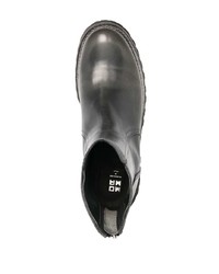 Мужские темно-серые кожаные ботинки челси от Moma