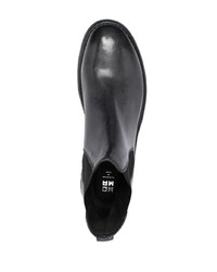 Мужские темно-серые кожаные ботинки челси от Moma