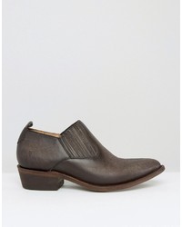 Женские темно-серые кожаные ботинки от Frye