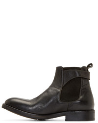 Мужские темно-серые кожаные ботинки от H By Hudson