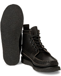 Мужские темно-серые кожаные ботинки от Yuketen