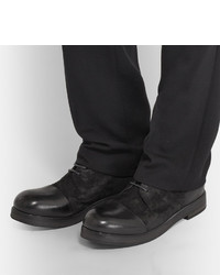 Мужские темно-серые кожаные ботинки от Marsèll