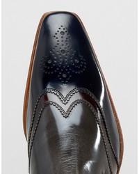 Мужские темно-серые кожаные ботинки от Jeffery West
