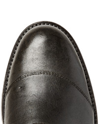 Мужские темно-серые кожаные ботинки от Belstaff
