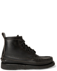 Мужские темно-серые кожаные ботинки от Yuketen