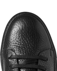 Мужские темно-серые кожаные кеды от Acne Studios