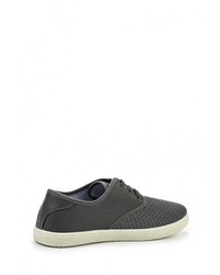 Мужские темно-серые кожаные кеды от Elong