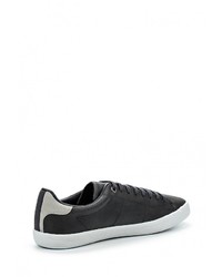 Мужские темно-серые кожаные кеды от Fred Perry