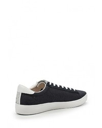 Мужские темно-серые кожаные кеды от Fred Perry