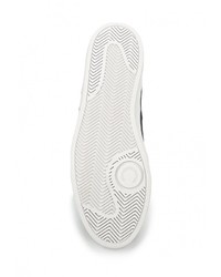 Мужские темно-серые кожаные кеды от Fred Perry