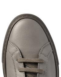 Мужские темно-серые кожаные кеды от Common Projects