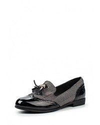 Женские темно-серые кожаные лоферы от Bobo