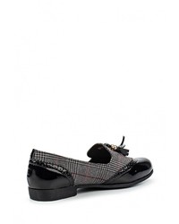 Женские темно-серые кожаные лоферы от Bobo