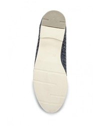 Женские темно-серые кожаные лоферы от Marco Tozzi