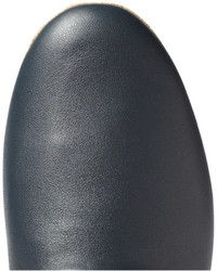 Мужские темно-серые кожаные лоферы от Derek Rose