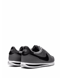 Мужские темно-серые кожаные низкие кеды от Nike