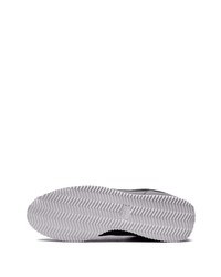 Мужские темно-серые кожаные низкие кеды от Nike