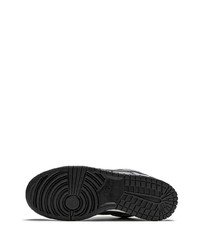 Мужские темно-серые кожаные низкие кеды от Nike