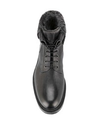 Мужские темно-серые кожаные повседневные ботинки от Magnanni