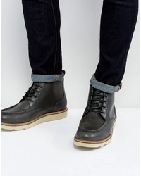 Мужские темно-серые кожаные повседневные ботинки от Dead Vintage