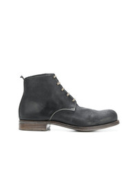 Мужские темно-серые кожаные повседневные ботинки от Dimissianos & Miller