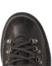 Мужские темно-серые кожаные повседневные ботинки от Guidi