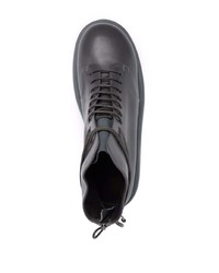 Мужские темно-серые кожаные повседневные ботинки от Marsèll
