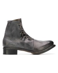 Мужские темно-серые кожаные повседневные ботинки от Cherevichkiotvichki