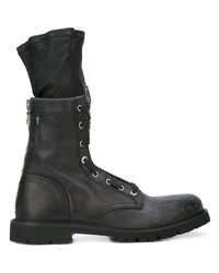 Мужские темно-серые кожаные повседневные ботинки от RtA