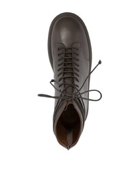 Мужские темно-серые кожаные повседневные ботинки от Marsèll