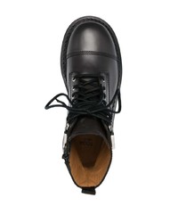 Мужские темно-серые кожаные повседневные ботинки от Toga Virilis