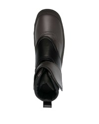 Мужские темно-серые кожаные повседневные ботинки от Kiko Kostadinov