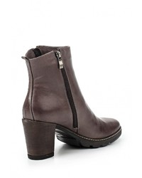 Темно-серые кожаные полусапоги от Indiana