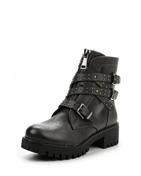 Темно-серые кожаные полусапоги от Mellisa