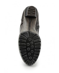 Темно-серые кожаные полусапоги от s.Oliver