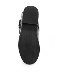 Темно-серые кожаные полусапоги от Spot On