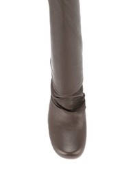 Темно-серые кожаные полусапоги от Rick Owens