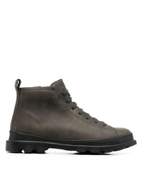 Мужские темно-серые кожаные рабочие ботинки от Camper