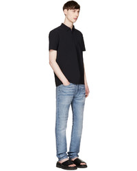 Мужские темно-серые кожаные сандалии от Calvin Klein Collection