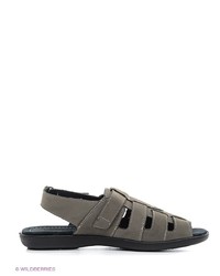 Мужские темно-серые кожаные сандалии от Marko