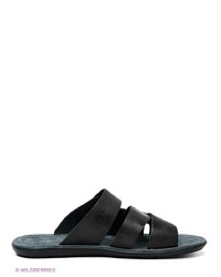 Мужские темно-серые кожаные сандалии от SHOIBERG