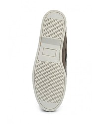 Темно-серые кожаные топсайдеры от Beverley Box