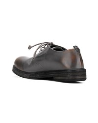 Темно-серые кожаные туфли дерби от Marsèll