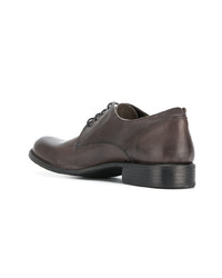 Темно-серые кожаные туфли дерби от Fiorentini+Baker
