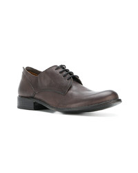 Темно-серые кожаные туфли дерби от Fiorentini+Baker