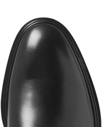 Темно-серые кожаные туфли дерби от Givenchy